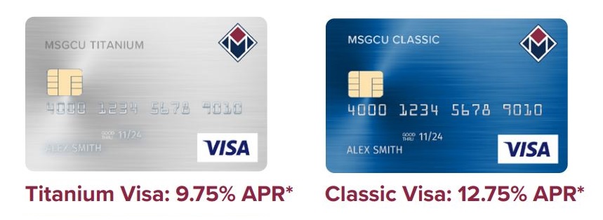Titanium Visa and Classic Visa rates as of March 15, 2024